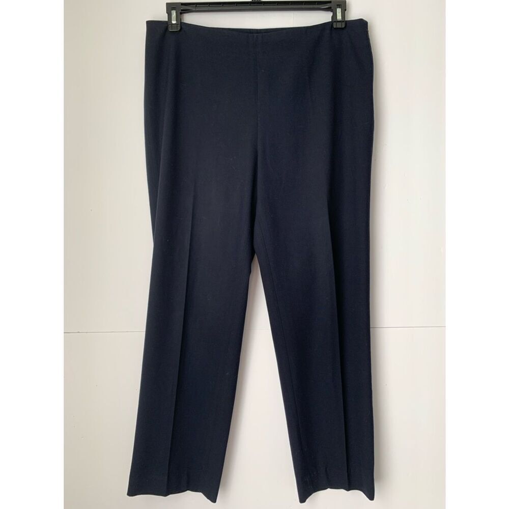 Talbots Women Classic Navy Dress Pants 12 P